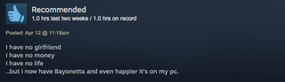 Illustration for article titled Bayonetta, As Told By Steam Reviews